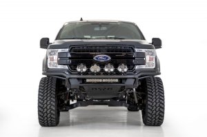 Ford F-150 Bumper - Front - Addictive Desert Designs - ADD PRO Bolt-On - Hammer Black - `18-`20
